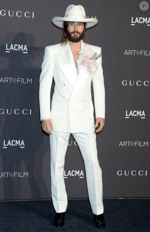 Jared Leto à la soirée LACMA Art + Film en l'honneur de Catherine Opie et Guillermo Del Toro présentée par Gucci à Los Angeles, le 3 novembre 2018