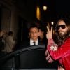 Exclusif - Jared Leto à la sortie du défilé Gucci lors de la mode féminine printemps/été 2019 pendant la Fashion Week de Paris au Palace à Paris, France, le 24 septembre 2018.