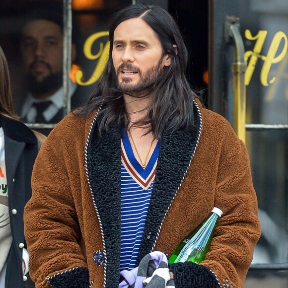 Exclusif - Jared Leto dans les rues de New York, le 27 avril 2019.