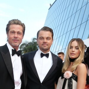 Brad Pitt, Leonardo DiCaprio, Margot Robbie - Montée des marches du film "Once upon a time... in Hollywood" lors du 72ème Festival International du Film de Cannes. Le 21 mai 2019 © Jacovides-Moreau / Bestimage
