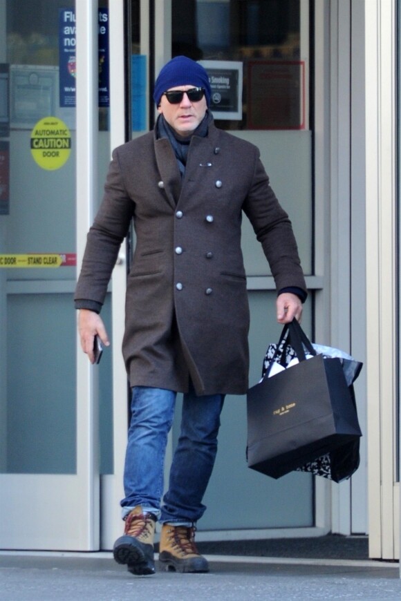 Exclusif - Daniel Craig fait du shopping à New York le 25 janvier 2019