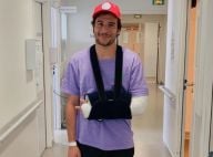 Amir hospitalisé et plâtré après une chute de scène : "La nuit fut longue"