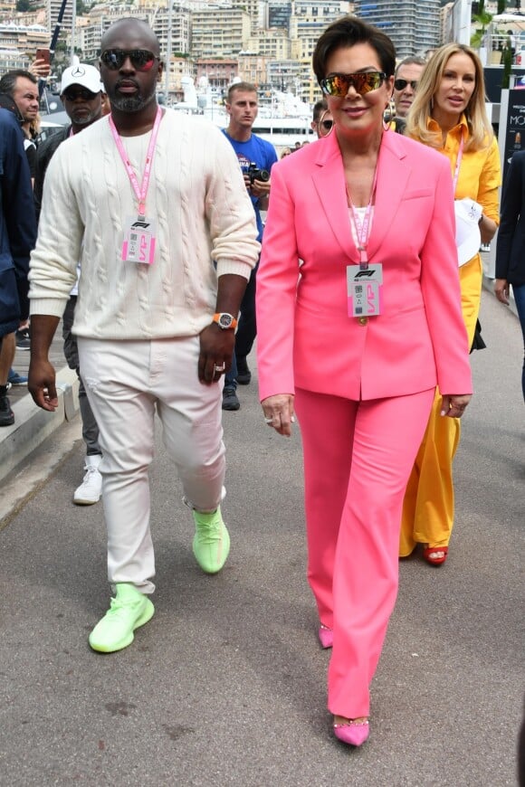 Kris Jenner et son compagnon Corey Gamble - People au Grand Prix de Formule 1 de Monaco. Le 26 mai 2019
