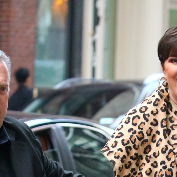 Kris Jenner et son compagnon Corey Gamble - Soirée de lancement de la collection de parfums de Carine Roitfeld à New York le 4 mai 2019.