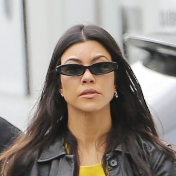 Kourtney Kardashian - Les Kardashians arrivent à la messe dominicale de K.West à Los Angeles, le 26 mai 2019.