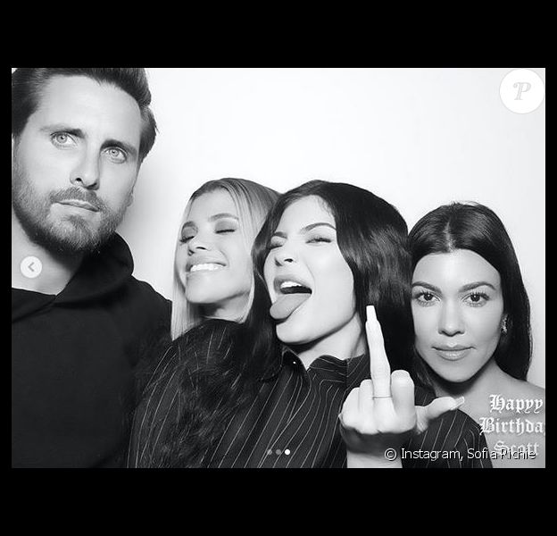 Sofia Richie, Kylie Jenner et Kourtney Kardashian assistent à la soirée d'anniversaire de Scott Disick. Le 26 mai 2019.