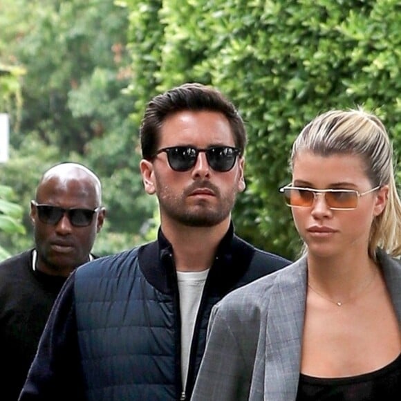 Sofia Richie et son compagnon Scott Disick sont allés faire du shopping chez Barneys New York et ont déjeuné au restaurant Il Pastaio à Beverly Hills, le 16 mai 2019  Sofia Richie and Scott Disick go shopping at Barneys New York after lunch at Il Pastaio. Sofia cuts a sophisticated figure meanwhile Scott keeps things cool and casual. 16th may 201915/05/2019 - Los Angeles