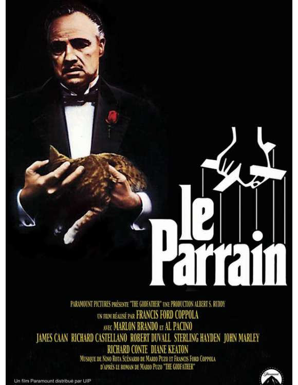 Affiche du film "Le Parrain".