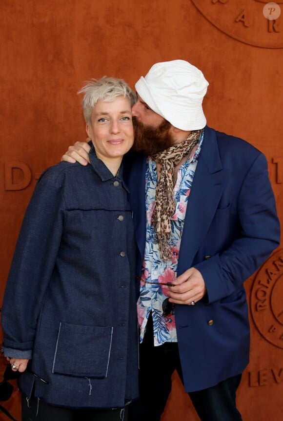 Jeanne Added et Thomas de Pourquery au Village de Roland-Garros à Paris, le 29 mai 2019 © Jacovides-Moreau/Bestimage