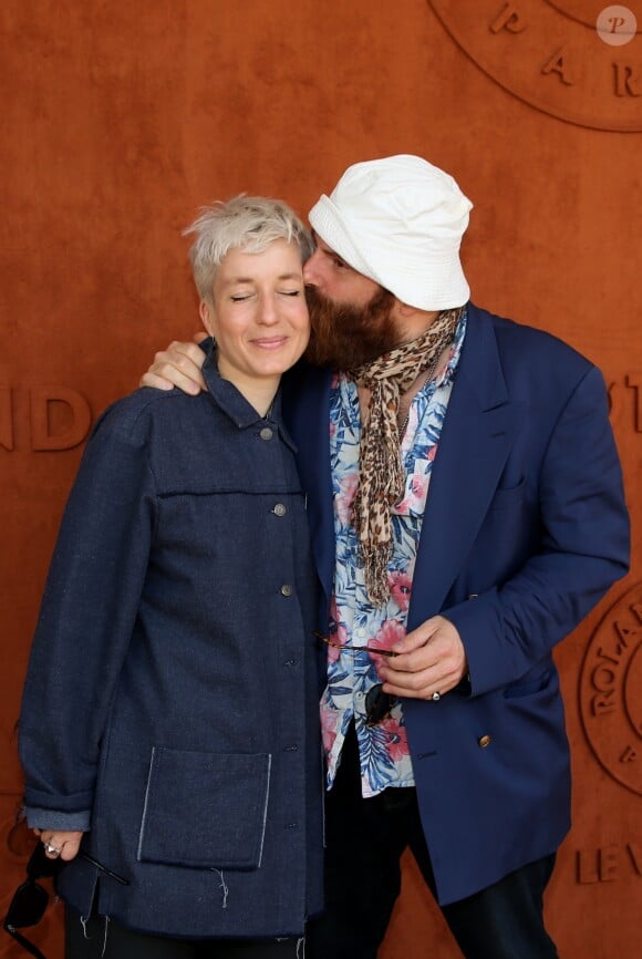 Jeanne Added et Thomas de Pourquery au Village de Roland-Garros à Paris, le 29 mai 2019 © Jacovides-Moreau/Bestimage