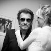Johnny Hallyday et sa femme Laeticia Hallyday au défilé de mode Haute-Couture automne-hiver 2016/2017 "Christian Dior" à Paris. Le 4 juillet 2016 © Olivier Borde / Bestimage