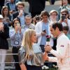 Roger Federer et Marion Bartoli lors des Internationaux de France de Tennis de Roland Garros 2019 à Paris, France, le 29 mai 2019 © Jacovides-Moreau/Bestimage