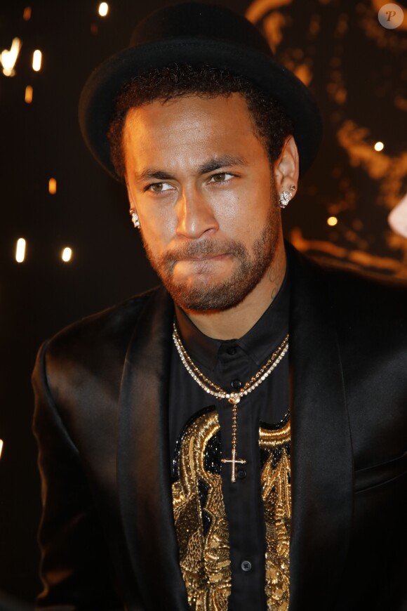 Neymar Jr lors de la soirée de lancement du parfum "Spirit of the Brave" à la Salle Wagram à Paris, France, le 21 mai 2019. Neymar est l'ambassadeur pour la marque de parfum Diesel. © Marc Ausset-Lacroix/Bestimage