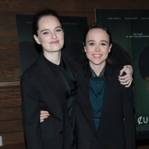 Emma Portner et sa femme Ellen Page - Première du film "The Cured" à Los Angeles le 20 février 2018.