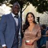 Mamadou Sakho (Global Gift "Our Heroes" Award) et sa femme Majda aux arrivées de la 10ème édition du "Global Gift Gala" à l'hôtel Four Seasons George V à Paris, le 3 juin 2019. © Denis Guignebourg/Bestimage