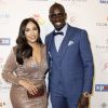Mamadou Sakho (Global Gift "Our Heroes" Award) et sa femme Majda au photocall de la 10ème édition du "Global Gift Gala" à l'hôtel Four Seasons George V à Paris, le 3 juin 2019. © Marc Ausset-Lacroix/Bestimage