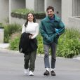 Exclusif - Shia LaBeouf est allé assister à la messe dominicale de K. West en compagnie d'une mystérieuse inconnue à Calabasas, Los Angeles, le 26 mai 2019.