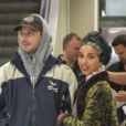 Exclusif - Shia LaBeouf et sa compagne FKA Twigs à l'aéroport de Salt Lake City, le 23 janvier 2019.
