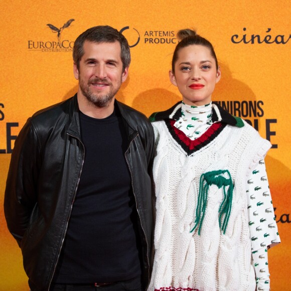 Marion Cotillard et son compagnon Guillaume Canet lors de l'avant-première du film "Nous finirons ensemble" au cinéma UGC Brouckère à Bruxelles, Belgique, le 23 avril 2019. © Alain Rolland/ImageBuzz/Bestimage