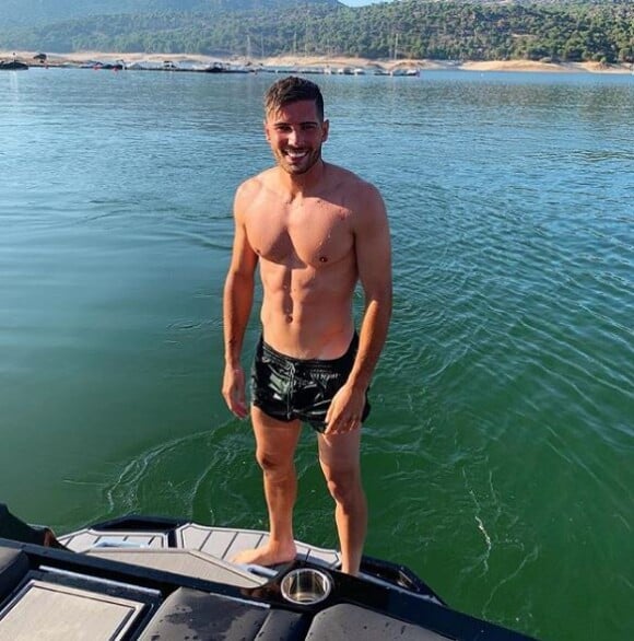 luca Zidane torse nu lors de vacances en Espagne. Photo publiée sur Instagram le 5 juin 2019.