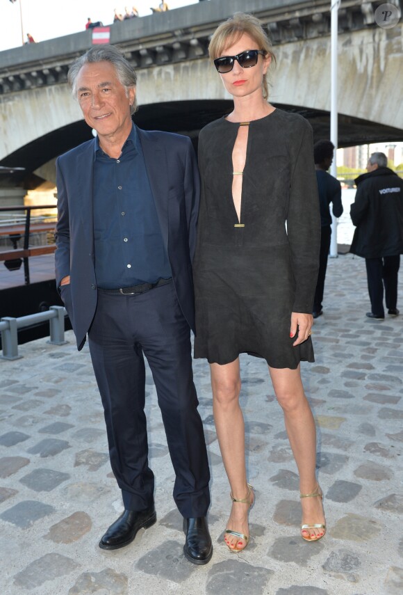 Richard Berry et sa femme Pascale Louange assistent à la soirée de gala de la "Maud Fontenoy Fondation" à bord de la péniche Ducasse sur Seine à Paris le 6 juin 2019. © Veeren/Bestimage