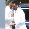 Usher lors des obsèques de Nipsey Hussle à Los Angeles, le 11 avril 2019.