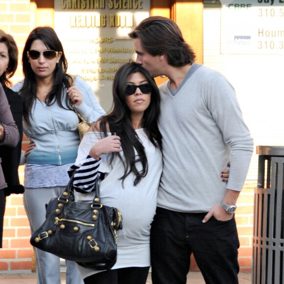 Kourtney Kardashian et Scott Disick à Beverly Hills, le 10 décembre 2009.