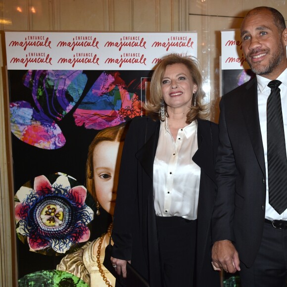 Valérie Trierweiler et son compagnon Romain Magellan - Gala d'Enfance Majuscule donné au profit de l'enfance maltraitée à la salle Gaveau à Paris, le 25 mars 2019. © Giancarlo Gorassini/Bestimage