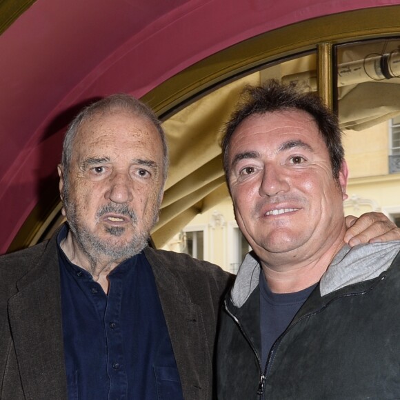 Jean-Claude Carrière et Fabien Onteniente lors de la conférence de presse du festival Un Réalisateur dans la Ville 2014 au restaurant La Fontaine Gaillon, à Paris le 2 juin 2014.