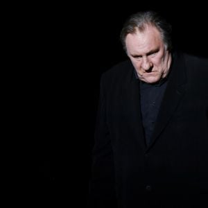 Exclusif - Gérard Depardieu chante "Barbara" sur la scène du palais des congrès Atlantia en pré-ouverture du 5e Festival du Cinéma et Musique de film de la Baule le 4 novembre 2018. © José Texeira/Bestimage