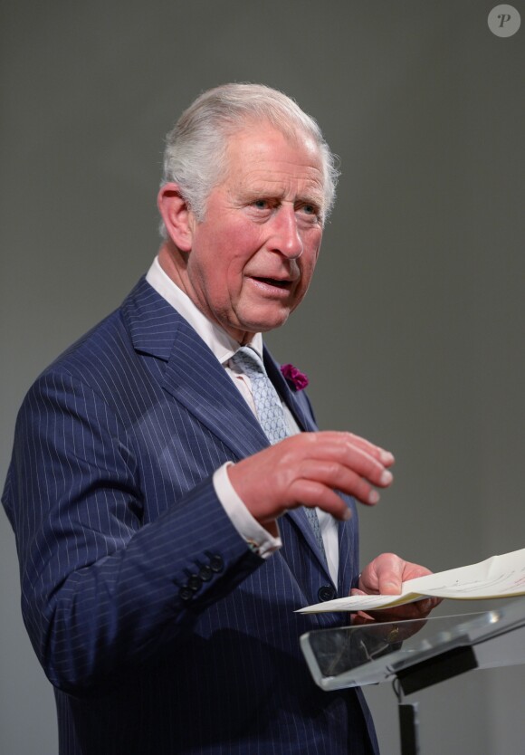 Le prince Charles lors d'une réception "Youth Can Do It" à la galerie Phillips à Londres.