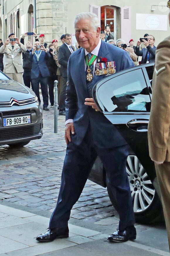 Le prince Charles - Service religieux "Royal British Legion Service of Remembrance" en la cathédrale de Bayeux à l'occasion du 75ème anniversaire du débarquement. Le 6 juin 2019