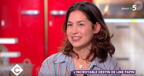 Line Papin dans C à Vous (France 5)- juin 2019.