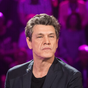 Exclusif - Marc Lavoine - Enregistrement de l'émission "Bon anniversaire Veronique Sanson" qui sera diffusée le 26 Avril 2019 à 21 heures sur France 3. Paris le 8 Avril 2019. Une grande soirée événement avec Véronique Sanson et ses amis. L'émission mettra à l'honneur les grandes dates de la vie de l'artiste. Pour chacune d'entre elles, la chanteuse devra replonger dans ses souvenirs pour retrouver à quel événement de sa vie cette date correspond. Une fois cet événement découvert, une surprise préparée dans le plus grand secret lui sera réservée par ses proches et les artistes qu'elle aime : des chansons en duo et en solo, des sketches inédits, des happenings. © Cyril Moreau / Bestimage