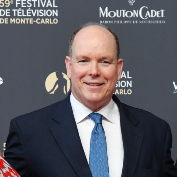 Jessica Alba, le prince Albert II de Monaco et Gabrielle Union à la 59ème édition du festival de télévision de Monte Carlo au Grimaldi forum à Monaco le 14 juin 2019. © Bruno Bebert / Bestimage