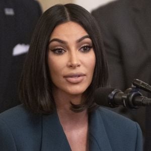 Kim Kardashian reçue par le président Donald Trump à la Maison Blanche à Washington, DC, le 13 juin 2019