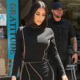 Exclusif - Kim et Kourtney Kardashian vont déjeuner au restaurant "Cafe Gratitude" à Los Angeles, le 5 juin 2019.