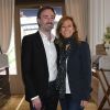 Exclusif - Le chef d'orchestre Nicolas Guiraud et Anne Gravoin lors de l'inauguration de l'hôtel Barrière Le Grand Hôtel Dinard, après cinq mois de rénovation, à Dinard, France, le 15 juin 2019. © Coadic Guirec/Bestimage