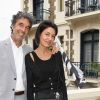 Eric Lavaine et une amie lors de l'inauguration de l'hôtel Barrière Le Grand Hôtel Dinard, après cinq mois de rénovation, à Dinard, France, le 15 juin 2019. © Coadic Guirec/Bestimage