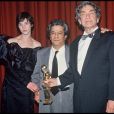 Charlotte Gainsbourg et Maurice Bénichou aux Molières le 18 avril 1994.