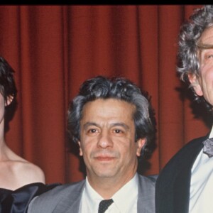 Charlotte Gainsbourg et Maurice Bénichou aux Molières le 18 avril 1994.