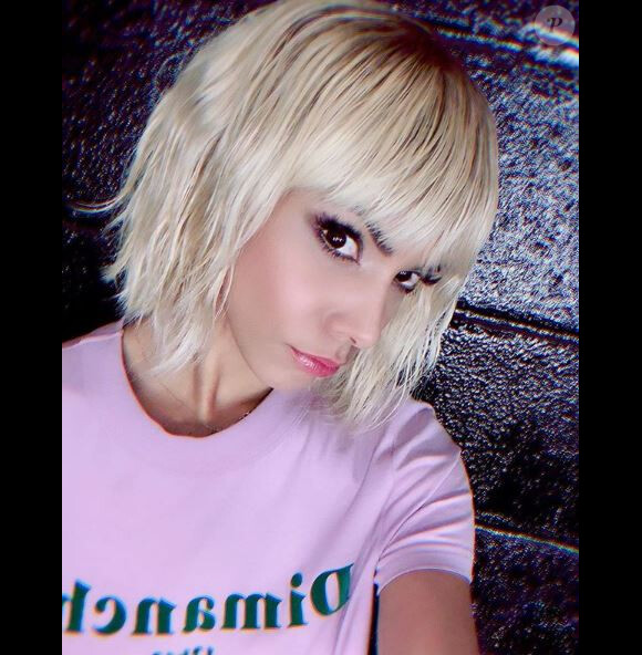 Shy'm blonde sur Instagram le 10 mars 2019.