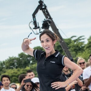 Fabienne Carat - Journée Paris 2024 sur la place de La Concorde à Paris le 23 juin 2019. La Concorde s'est transformée le temps d'une journée pour devenir un magnifique parc sportif urbain au coeur de Paris et inviter petits et grands, en famille, entre amis, à partager des moments inoubliables au contact des plus grands athlètes. © Cyril Moreau/Bestimage