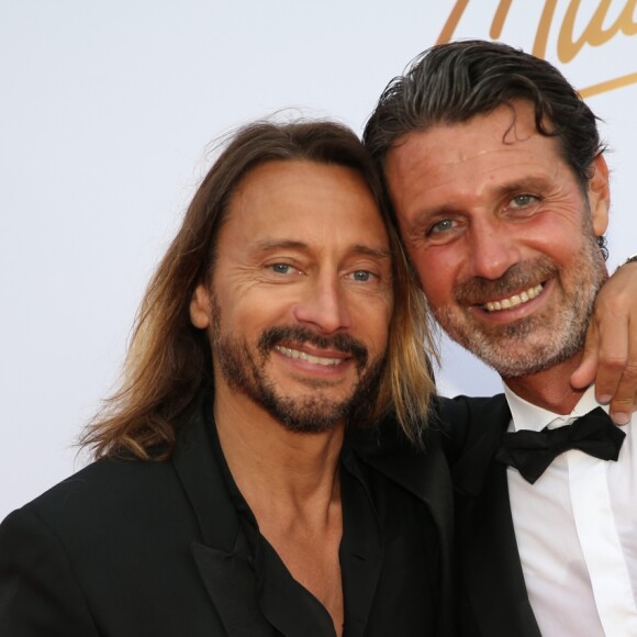 Exclusif - Bob Sinclar et Patrick Mouratoglou lors du gala de charité de l'Académie de tennis Mouratoglou afin de récolter des fonds pour la fondation "Champ'Seed" à Biot le 23 juin 2019. © Sébastien Botella/Nice-Matin/Bestimage