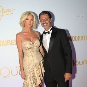 Exclusif - Victoria Silvstedt avec Patrick Mouratoglou lors du gala de charité de l'Académie de tennis Mouratoglou afin de récolter des fonds pour la fondation "Champ'Seed" à Biot le 23 juin 2019. © Philippe Brylak/Bestimage