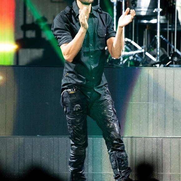 Enrique Iglesias en concert à Birmingham, Royaume Uni, le 27 octobre 2018.