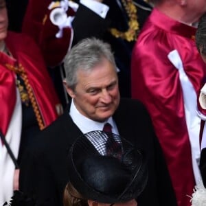 La reine Letizia d'Espagne, Catherine (Kate) Middleton, duchesse de Cambridge, le roi Felipe VI d'Espagne, le prince William, duc de Cambridge, - Le service de la Jarretière (the Garter service) à la chapelle St Georges à Windsor le 17 Juin 2019.