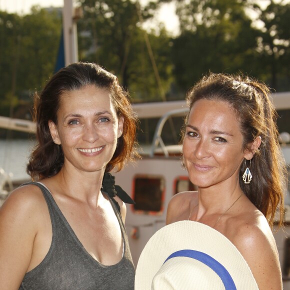 Adeline Blondieau , Emmanuelle Boidron - 7ème édition du Trophée de la Pétanque Gastronomique au Paris Yacht Marina à Paris le 27 juin 2019. © Christophe Aubert via Bestimage