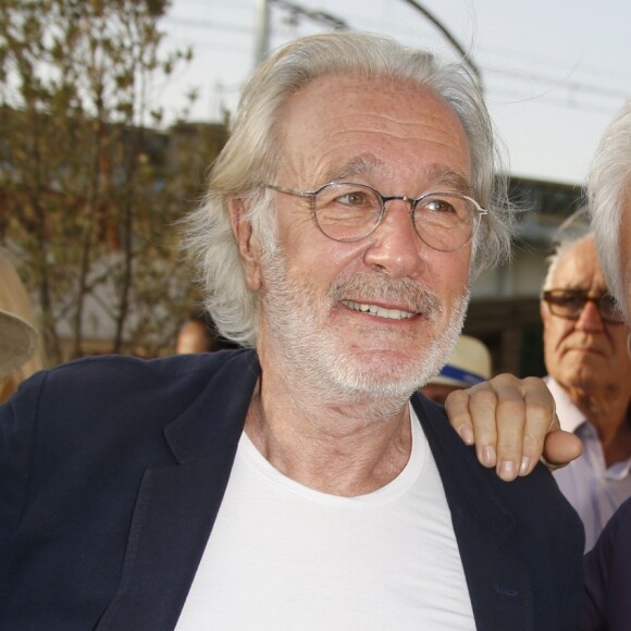 Bernard Le Coq , Gérard Lenorman - 7ème édition du Trophée de la Pétanque Gastronomique au Paris Yacht Marina à Paris le 27 juin 2019. © Christophe Aubert via Bestimage