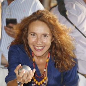 Isabel Otero - 7ème édition du Trophée de la Pétanque Gastronomique au Paris Yacht Marina à Paris le 27 juin 2019. © Christophe Aubert via Bestimage